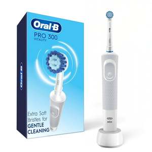 Cepillo de Dientes Eléctrico Oral-B Vitality, Paquete Inicial con Cabezales de Repuesto, Cabezales Suaves para Blanqueamiento Dental, Limpieza Profunda, Modelo para Cuidado Bucal Diario - Product Image 2