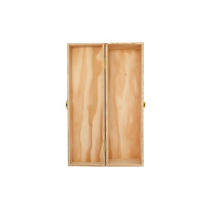 Caja de madera contrachapada para 1 botella estándar, 750 ml. Dimensiones internas: 33.9X9.4X9.3 - Product Image 3