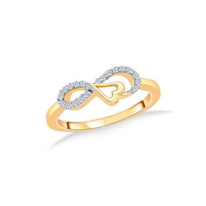 Anillo de Corazón de Oro y Diamantes - Product Image 2
