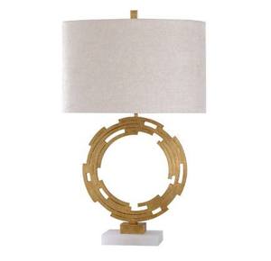 Lámpara de mesa de anillo circular, lámpara de mesa moderna chapada en oro de Metal de aluminio para decoración de cabecera, lámpara de escritorio de uso superior - Product Image 5