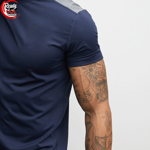 T-shirts de sport personnalisés pour hommes à col rond, en tissu toile écologique respirant et à séchage rapide, pour le sport et les exercices en salle de sport - Product Image 6