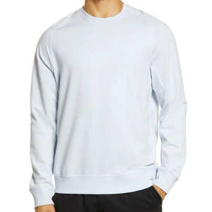 2025 New Design Light <b>Grey</b> Color Men's Pullover <b>Sweatshirts</b> 100% Cotton Fabric Crew Neck Plus Size Men's Hoodies & <b>Sweatshirts</b> - Product Image 2