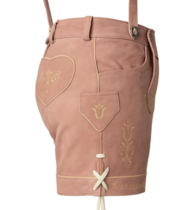 Reasonable Price Custom Logo New <b>Women's</b> Bavarian Leather Shorts Brown <b>Lederhosen</b> All Sizes Cost Wholesale Price Low Cost - Product Image 5