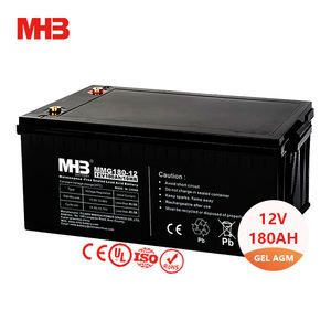 Mhb MMG180-12 Les systèmes de stockage d'énergie solaire utilisent <span class=keywords><strong>Agm</strong></span> <span class=keywords><strong>batterie</strong></span> gel plomb acide 12V <span class=keywords><strong>180ah</strong></span> prix - Product Image 1