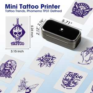 TP31 <b>Tattoo</b> Printer Compatible Phomemo <b>Transfer</b> Paper for <b>Tattoo</b> Imaging & <b>Transfer</b> - Product Image 2