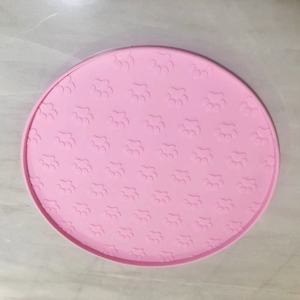 For Pet Placemat Dog & Cat Food Bowl <b>Mat</b> Paw Print Waterproof <b>Silicone</b> for All Seasons - Product Image 6