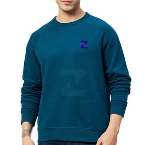 Sweat-shirt pour homme en molleton 100% coton respirant et écologique, style pull décontracté pour l'hiver, couleur unie - Product Image 1