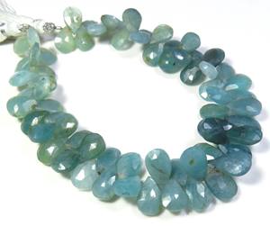 ลูกปัดลูกแพร์ grandierite เหลี่ยมเพชรพลอยธรรมชาติ9-10มม. สีเขียว120กะรัต8 "เส้นสำหรับทำเครื่องประดับ DIY - Product Image 2