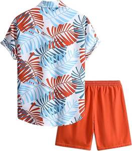 Conjunto Deportivo de Verano de Manga Corta para Hombre de Primera Calidad, Camiseta y Pantalones Cortos, Conjuntos Personalizados con Estampado para Hombre - Product Image 2