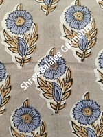 Tissu imprimé à la main en coton 100% pur, écologique, à motifs floraux indiens, pour lingerie femme/garçon/fille, accessoires, matelas et sacs