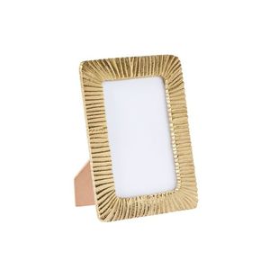 Cadre photo en métal gaufré en laiton antique Décor de maison et de bureau avec cadre photo de table - Product Image 3