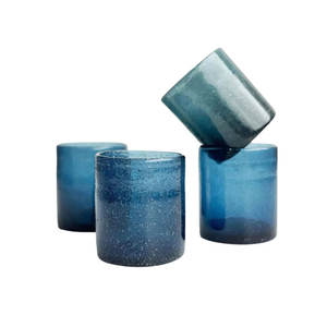 Meilleure qualité soufflé à la main en verre coloré de couleur solide verre à bulles pour bougies et boire au prix de gros - Product Image 3