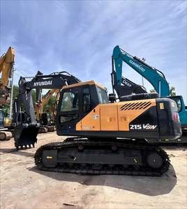 Excavadora sobre orugas Hyundai R215VSN de 20,9 toneladas con cubo 0,92 M3 Maquinaria de movimiento de tierras en stock para la venta - Product Image 6