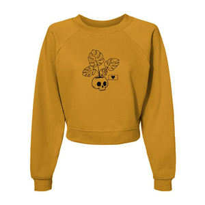 Jersey liso de gran tamaño de algodón 100% de alta calidad para mujer sudadera bordada para invierno - Product Image 6