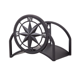 Boussole support de tuyau de jardin tuyau d'irrigation mural support de tuyau d'arrosage en métal pour l'arrosage et l'irrigation disponible en gros - Product Image 1