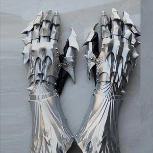 Gauntlet Gants Gothique Fantaisie Costume Halloween Gothique Fantaisie Costume Gothique Gauntlet Gants Paire Meilleur Cadeau - Product Image 2