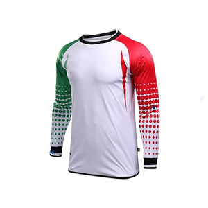 Conjunto de Uniforme de Portero de Fútbol Personalizado por Sublimación, Transpirable, Naranja, Manga Larga, con Pantalones Cortos - Product Image 5