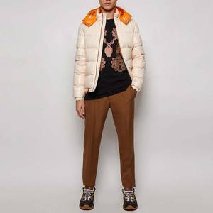 เสื้อแจ็คเก็ตฤดูหนาวผู้ชายแบบปรับแต่งได้ แขนยาว กันน้ำ เป็นมิตรกับสิ่งแวดล้อม ระบายอากาศได้ดี มีฮู้ด ผลิตจากผ้าแคนวาสโพลีเอสเตอร์ 100% - Product Image 4