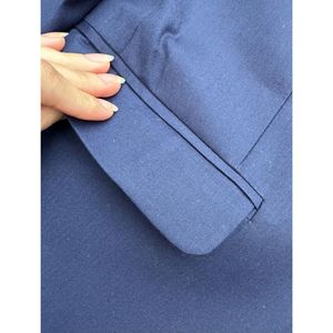 แจ็คแอนด์จิลเบลเซอร์สีน้ำเงินเข้มแจ็คเก็ตมืออาชีพสำหรับผู้หญิงชุดทำงานแบบพรีเมียมงานครบรอบงานพิธี - Product Image 6