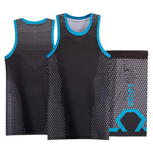 Personnalisable 100% Polyester Mesh Basketball Jersey Vente Chaude 100% Polyester Mesh Tissu Basketball Full Sublimé Ensemble - Product Image 3