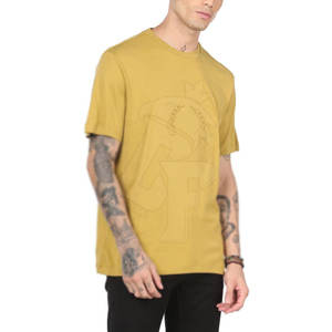 Top T-shirt gaufré à la mode pour hommes avec un matériau de haute qualité coupe confortable avec un style à col rond - Product Image 3