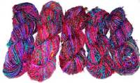 Recycled Silk Yarn at Reasonable Rate Plancolorsarisilkyarn Available Undyed Suitable