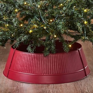 Collier d'arbre de Noël en métal personnalisé, simple et moderne, pour arbre de Noël artificiel, décoration de maison et de vacances - Product Image 1