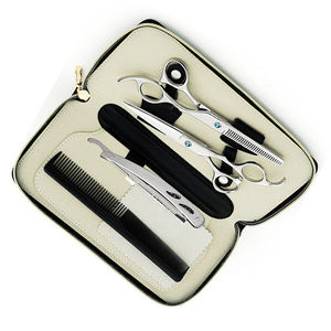 2024 ensemble de ciseaux de coiffure professionnels Kit de cisaillement de coupe de coiffure professionnel entretenu par OEM pour une utilisation en salon - Product Image 6