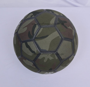 Size 4.5 Hybrid Bonded Camo Pattern Denim <b>Grip</b> Street Football Official Made Canvas Material Size 4 <b>Control</b> Ball Crafting Club - Product Image 3