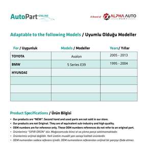 Kit de reparación de engranajes de cortina trasera Zamak para Toyota Avalon (envío desde el fabricante de Turquía) Código de producto: FD112627 - Product Image 2