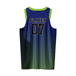 Ensemble d'uniformes de basketball personnalisables réversibles à col en V sans manches, 100 % polyester, avec short à cordon de serrage, évacuation de l'humidité, séchage rapide - Product Image 3