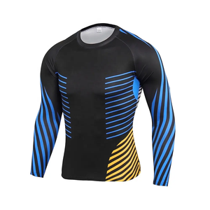 Camiseta de Compresión MMA de Manga Larga con Estampado por Sublimación, 240g, Poliéster/Nailon, para Adultos, con Logotipo Personalizado, Artes Marciales - Product Image 5