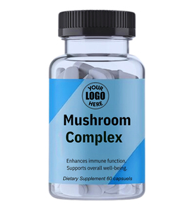 Exportador de EE. UU. Superventas Calidad Premium Etiqueta privada Suplementos dietéticos para adultos Cápsulas complejas de hongos 60 cápsulas - Product Image 1