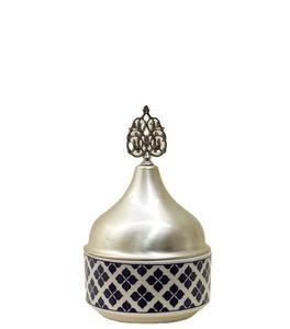 Tazón para Crema o Dátiles de Metal Estilo Árabe del Golfo en Plata para Bodas, Decoración de Mesa de Hotel, Servicio de Frutos Secos - Product Image 5