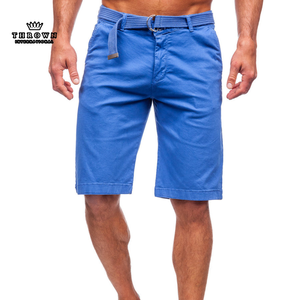 Nouveauté 2024 : Short de sport et de plage pour homme, personnalisé, à compression, style urbain décontracté, uni, avec braguette zippée, séchage rapide, teinture unie, direct usine - Product Image 1