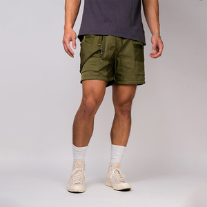 Pantalón de cintura alta de malla viscoelástica desmontable OEM, ajuste regular, ajustable, cordón, satén, Spandex, secado rápido, respetuoso con el medio ambiente para hombres - Product Image 3