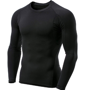 Alta calidad logotipo personalizado Rash Guard para adultos manga larga Jiu Jitsu compresión deporte estilo venta al por mayor MMA tela sublimada - Product Image 4