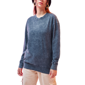 <b>Women's</b> Winter Workout Gym Sweatshirt Casual Oversized Pullover Crewneck 100% Cotton Custom Printed <b>Pattern</b> Lined Design - Product Image 1