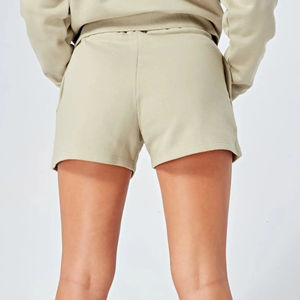 Vente en gros de shorts pour femmes Quickdry Streetwear 100% coton Shorts légers pour femmes Logo personnalisé - Product Image 4