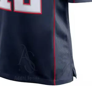 Jersey de Fútbol Americano Personalizable de Alta Calidad, Talla Grande, Ecológico, de Secado Rápido, Último Modelo, Mangas Cortas, Transpirable, Deportivo - Product Image 5