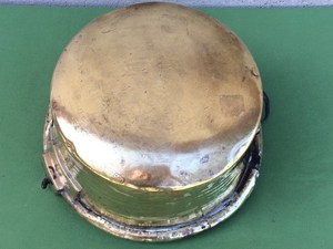 หม้อทำจากทองเหลืองโบราณสำหรับทำอาหารสำหรับห้องครัวหรือใช้ในโรงแรม - Product Image 2
