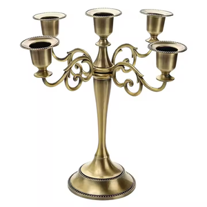 เชิงเทียนโลหะร่วมสมัยทำด้วยมือเคลือบด้วยโลหะผสมดีบุกสำหรับตกแต่งเชิงเทียนสำหรับเทศกาลคริสต์มาส - Product Image 2