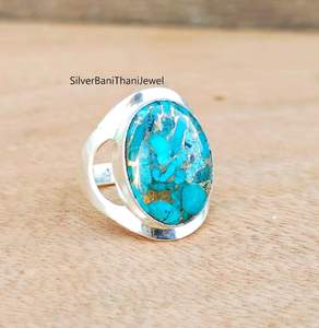 แหวนอความารีน925แหวนเงินสเตอร์ลิงทำด้วยมือแหวนพลอยอควาสำหรับเป็นของขวัญผู้หญิงเครื่องประดับแหวนพลอยประจำเดือนมีนาคม - Product Image 2