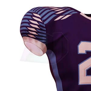 Tenue d'uniforme de football américain personnalisée avec un matériau confortable en polyester et élasthanne extensible pour l'entraînement et les matchs scolaires - Product Image 5