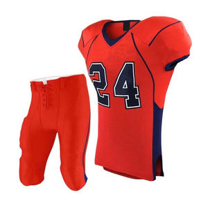 Fabrication OEM Nom et numéro personnalisés Uniforme de football américain pour adultes et enfants Tissu spandex respirant avec coussinets - Product Image 6