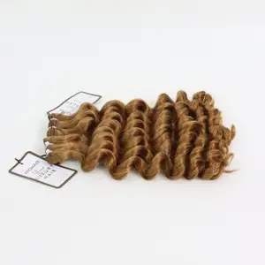 Wholesale Supplier Light Brown Color Machine Weft Human Hair Extensions Body Wavy Machine Weft Human Hair Extensions