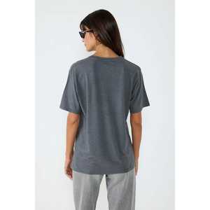 T-shirt pour femme à col rond, orné de pierres florales, coupe ajustée, 100% coton, respirant, style décontracté, disponible en taille unique et XL - Product Image 5