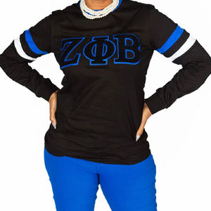 เสื้อสเวตเตอร์แบบสวมหัวโอเวอร์ไซส์วินเทจซักได้สไตล์สตรีท Zeta phi Beta - Product Image 6