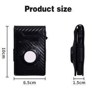 Cartera minimalista delgada caliente de Amazon, placa trasera expandible, capa de bloqueo RFID, tarjetero de aluminio de grado e - Product Image 2