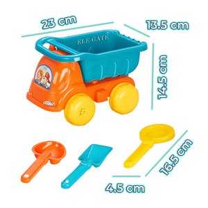 Juego de Playa de Plástico con Camión Móvil y Arena para Diversión al Aire Libre en Verano - Product Image 4